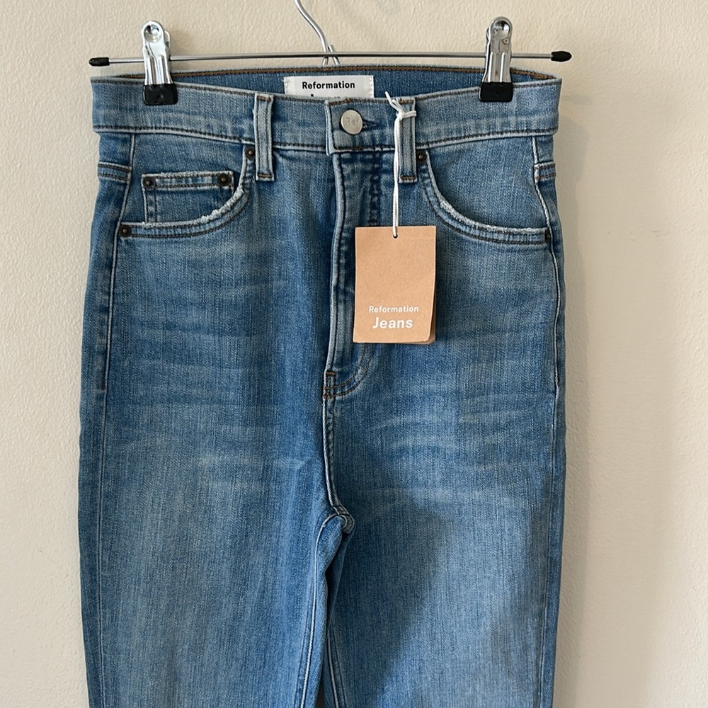 Reformation NWT Denim Bundle - Size 23 + 24 - Picture 15 of 16